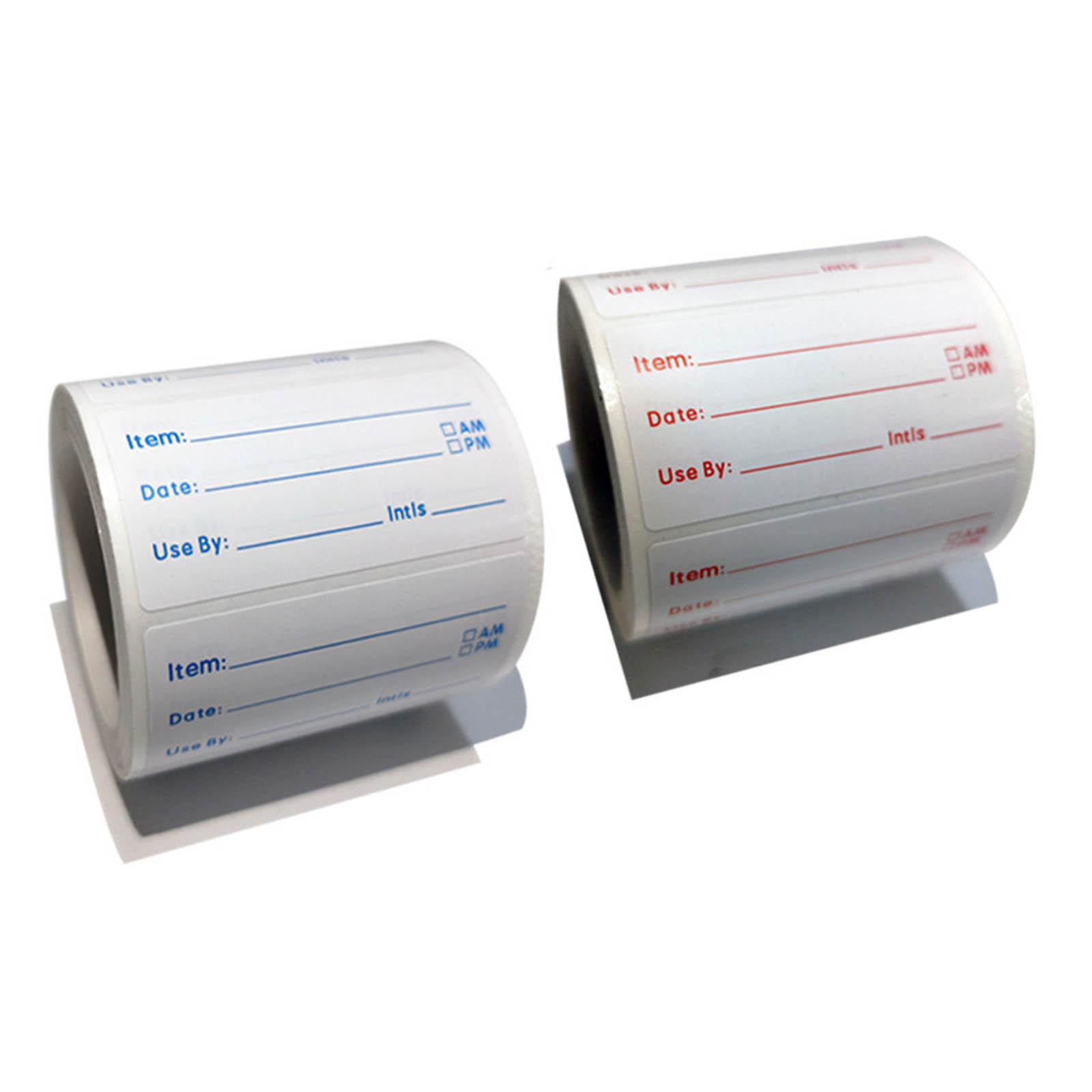 Food Storage Labels - สติกเกอร์ติดตู้เย็น ตู้แช่แข็ง สำหรับติดฉลากอาหาร ระบุวันที่ เก็บรักษาอาหาร ทำความสะอาดง่าย
