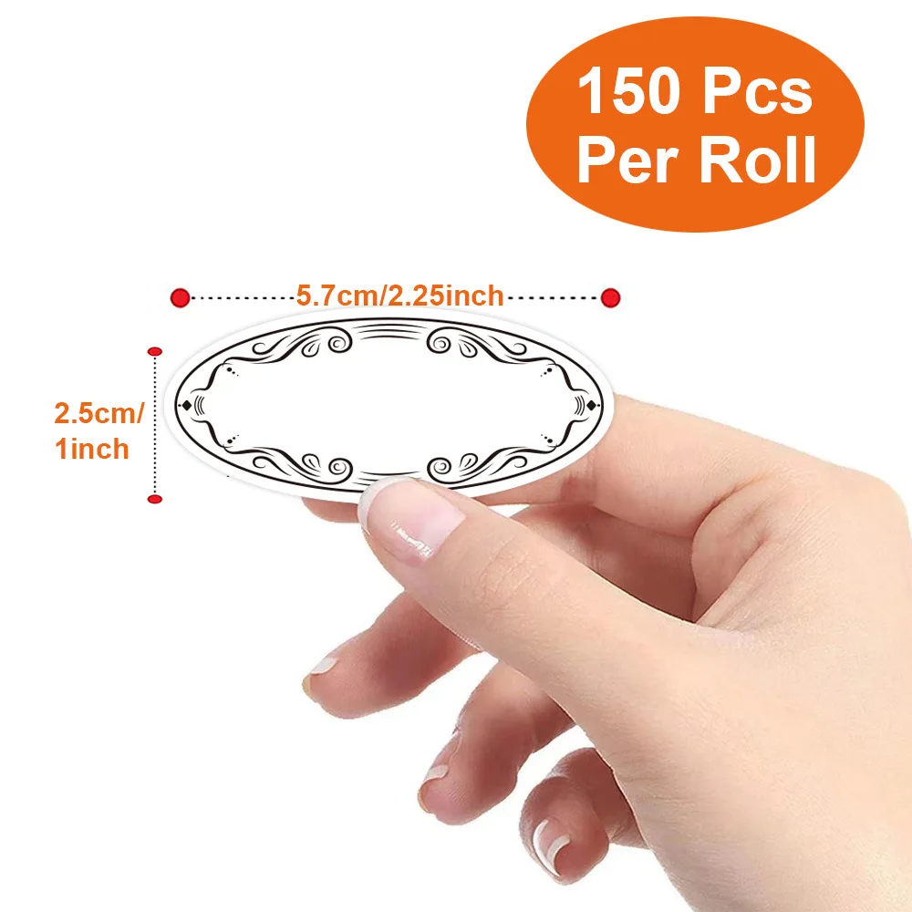 150 ชิ้น สติกเกอร์เปล่าสำหรับต - Food Storage Labels บทวิจารณ์และราคา