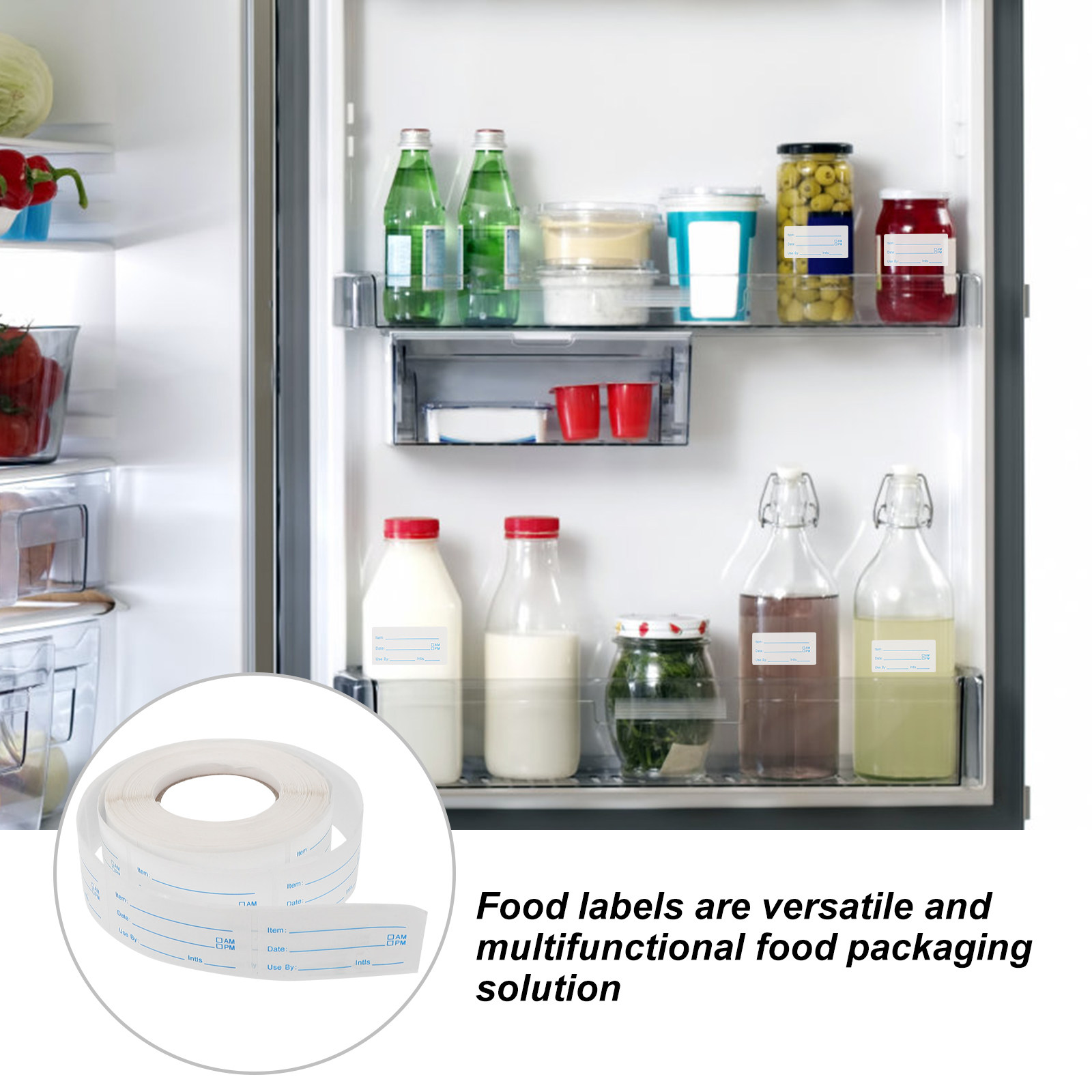 สติกเกอร์ฉลากวันที่ 1 ม้วน ฉลา - Food Storage Labels บทวิจารณ์และราคา