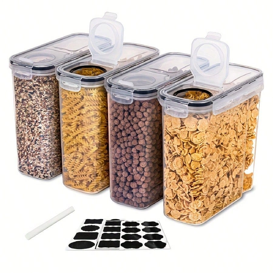 ชุด 4 ชิ้น กล่องเก็บอาหารแห้งแ - Food Storage Meals บทวิจารณ์และราคา