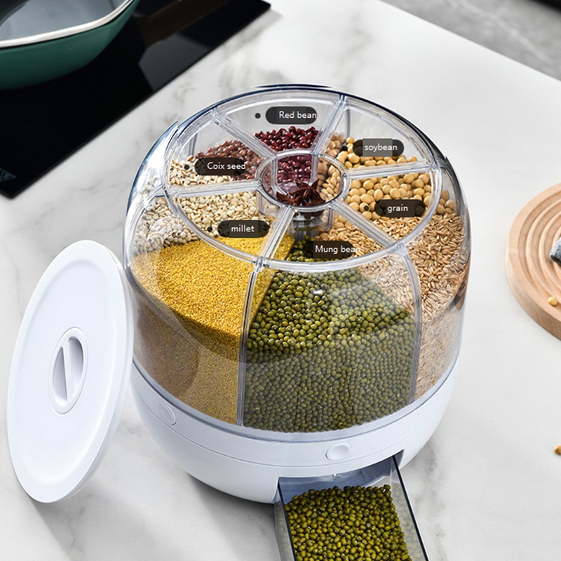 กล่องเก็บซีเรียลแบบ 6 ช่อง พร้ - Food Storage Containers บทวิจารณ์และราคา