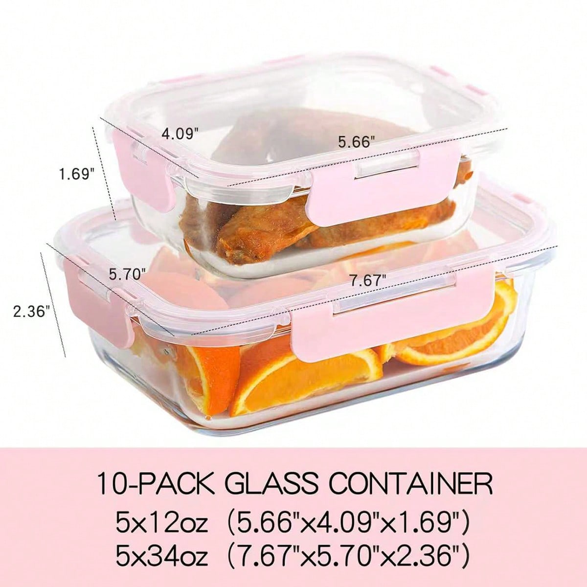 ชุดกล่องแก้วสำหรับเตรียมอาหาร  - Food Storage Meals บทวิจารณ์และราคา