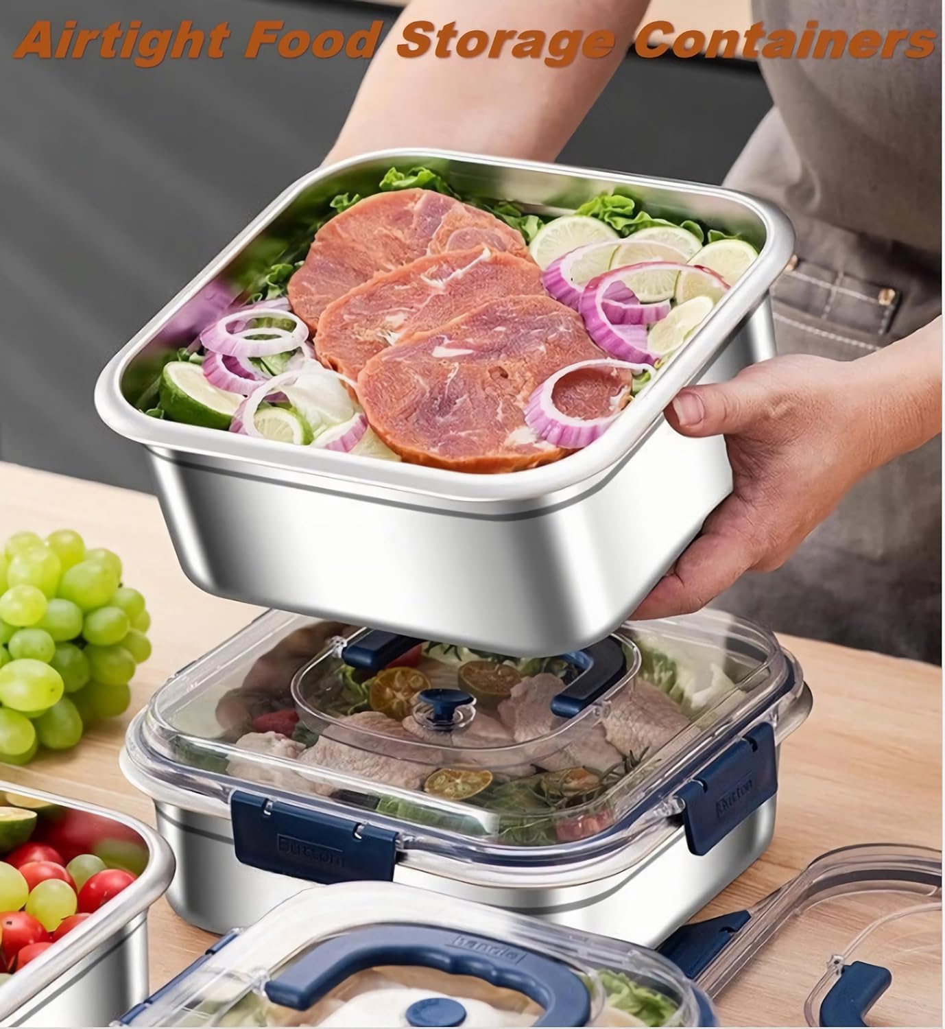 กล่องเก็บอาหารสแตนเลสกันรั่วพร - Food Storage Oven Safe บทวิจารณ์และราคา
