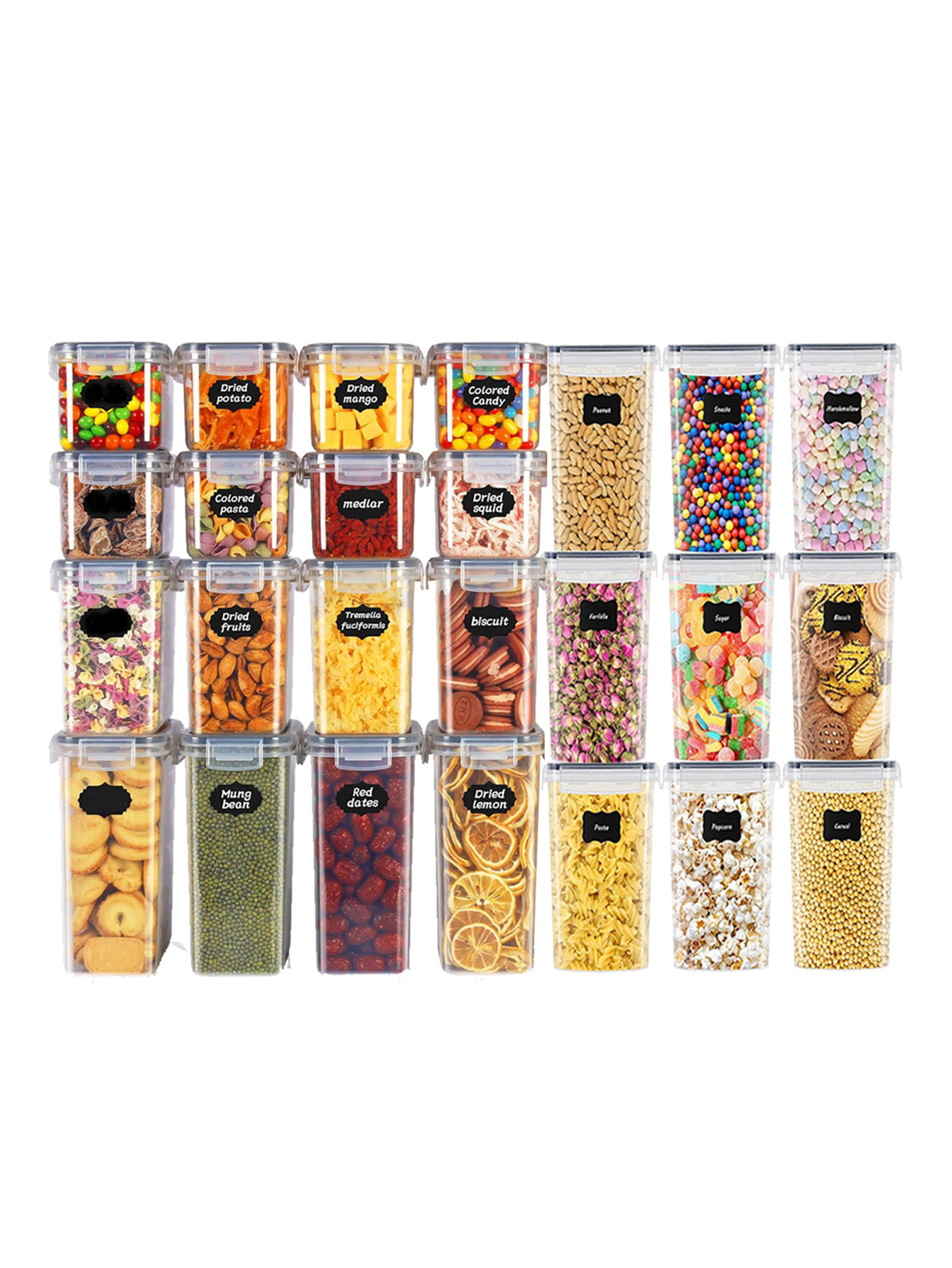 48 ชิ้น, ภาชนะเก็บอาหารแบบมีฝา - Food Storage Meals บทวิจารณ์และราคา